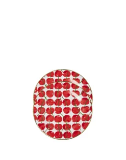 Dessert Plates Set Of 2Cherries Avorio in Porcelain