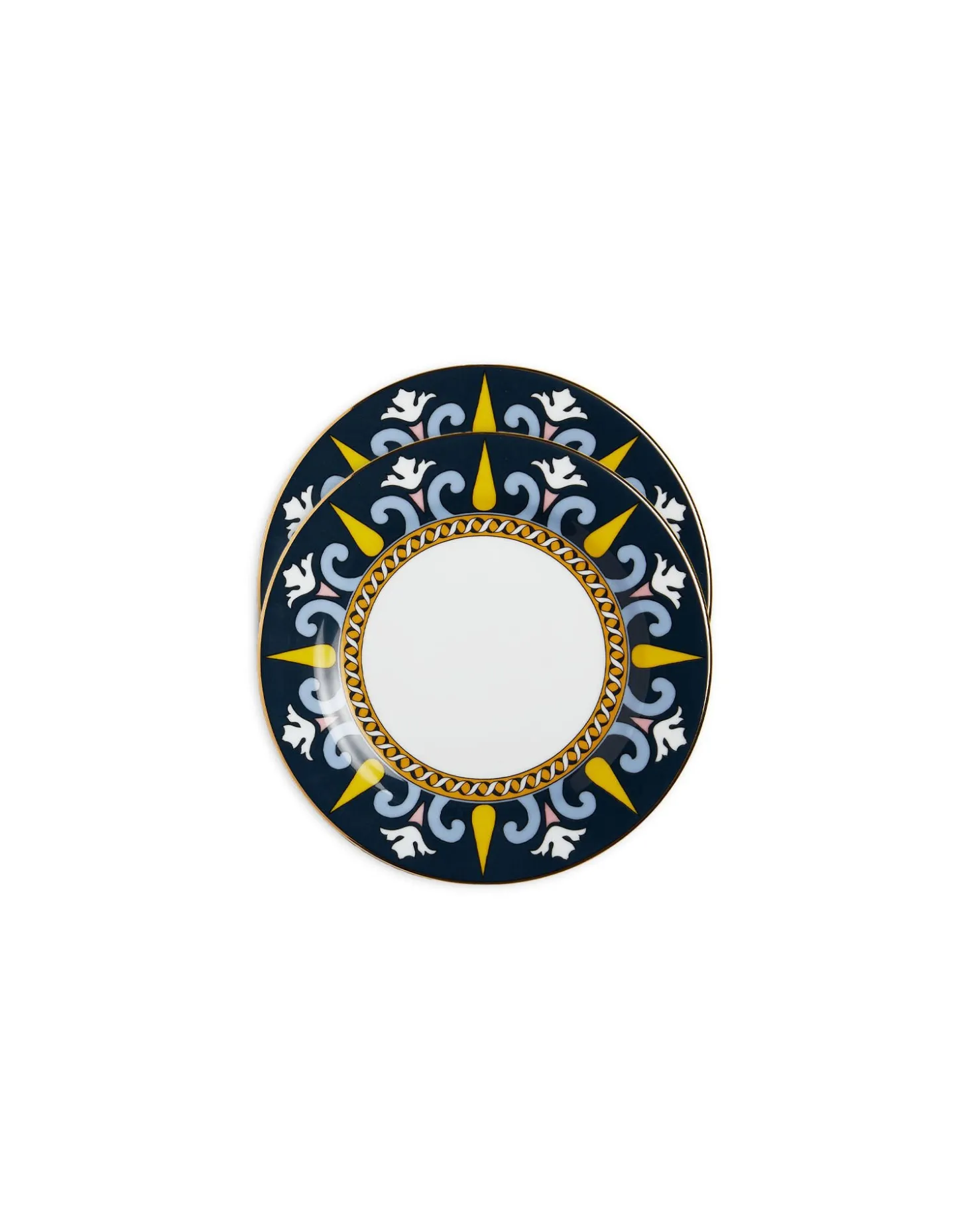 Dessert Plates Set Of 2Levante in Porcelain