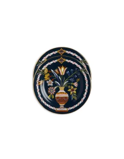 Dessert Plates Set Of 2Pietre Dure in Porcellain