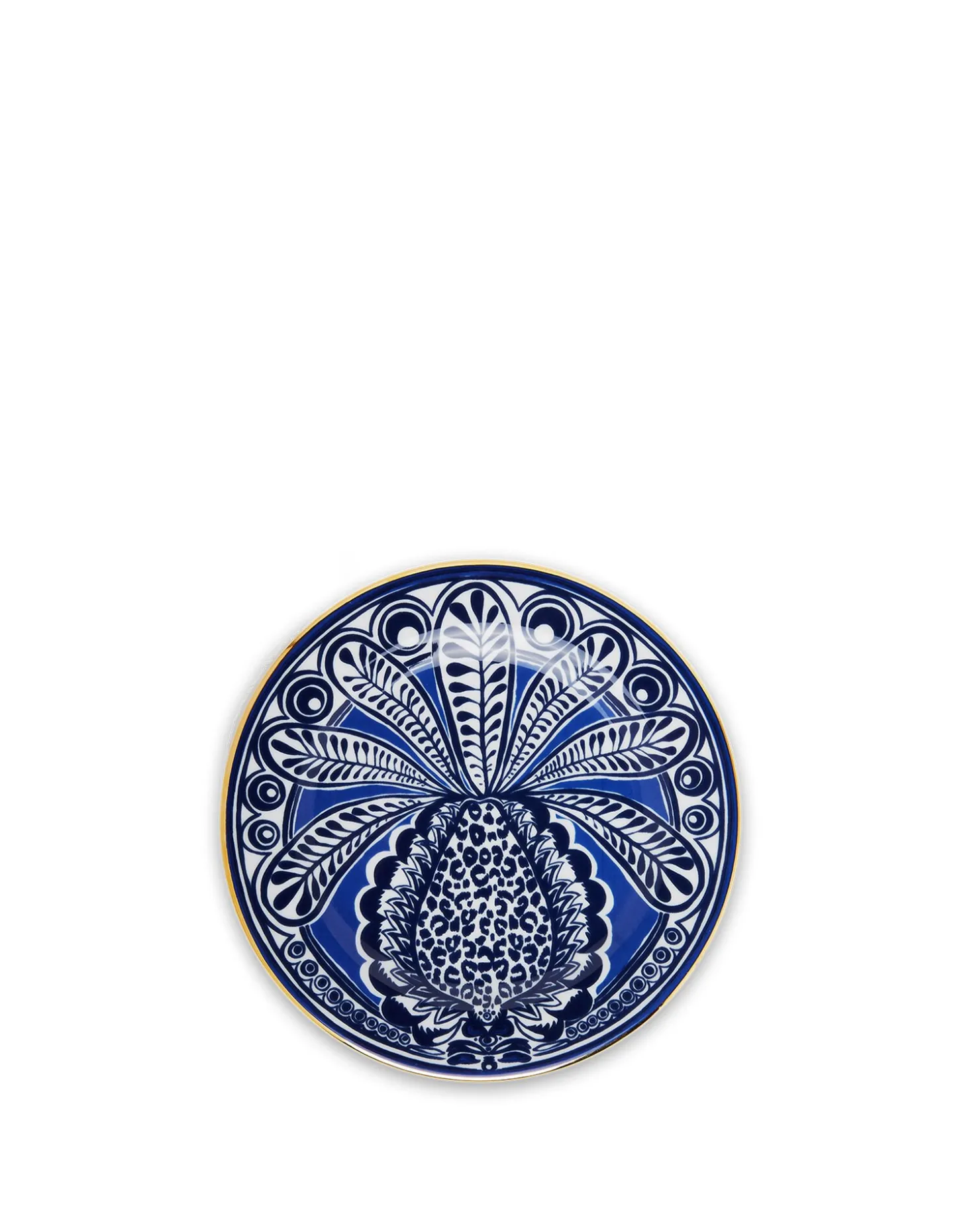 Dessert Plates Set Of 6Pineapple Mix in Porcelain