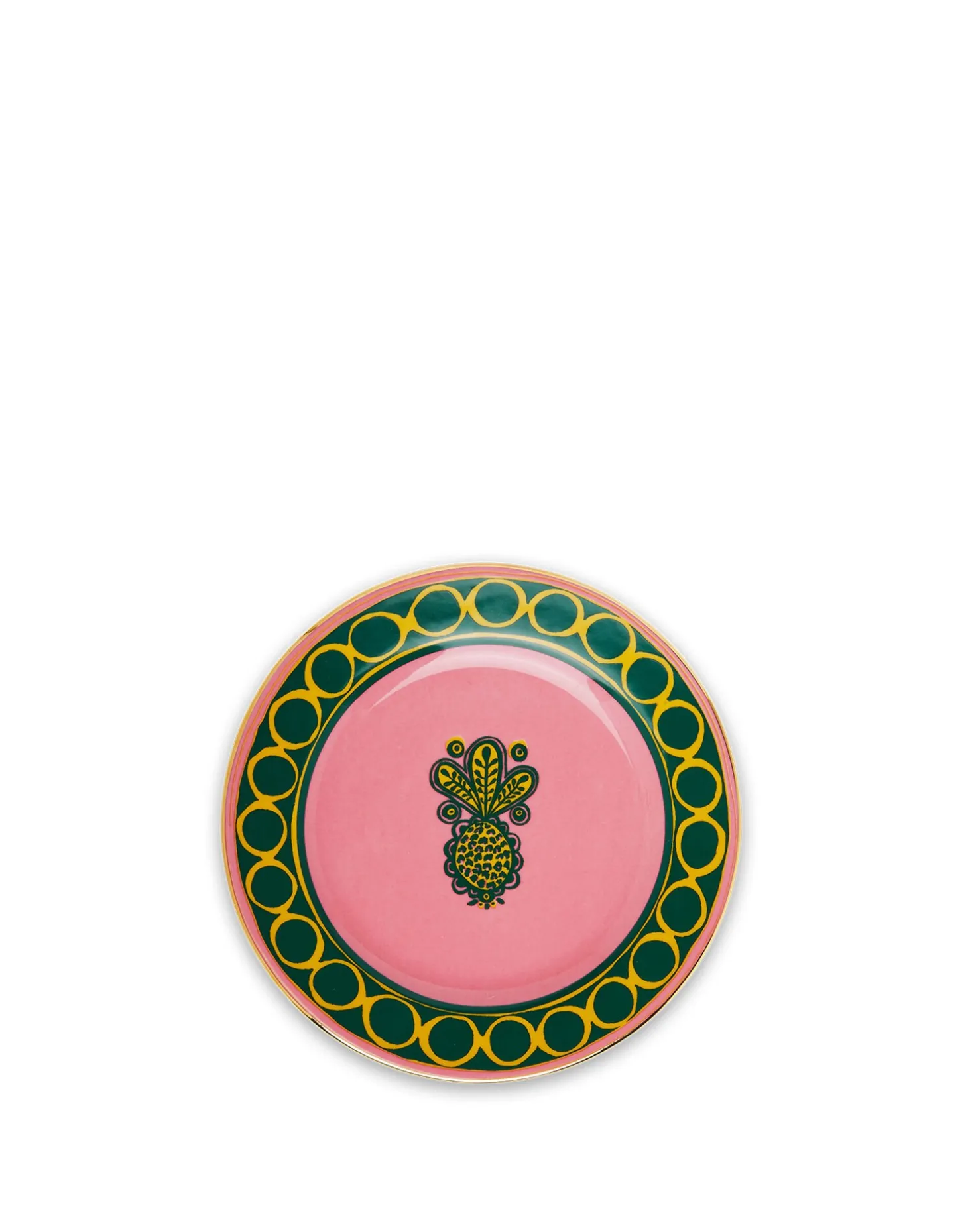 Dessert Plates Set Of 6Pineapple Mix in Porcelain