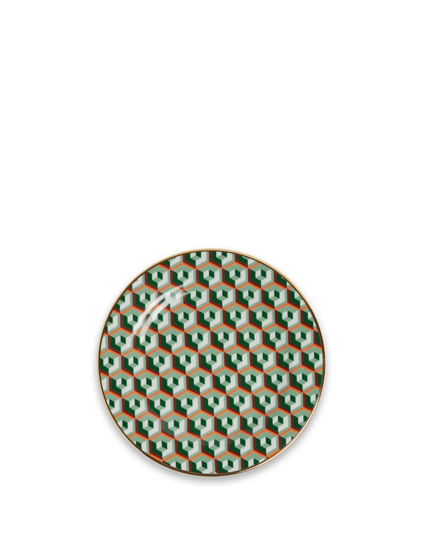 Dessert Plates Set Of 6Slinky Mix in Porcelain