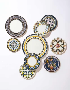 Dessert Plates Set Of 6Vesuvio in Porcelain