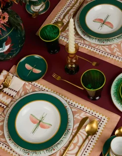 Dinner Plates Set Of 2Libellula in Porcelain