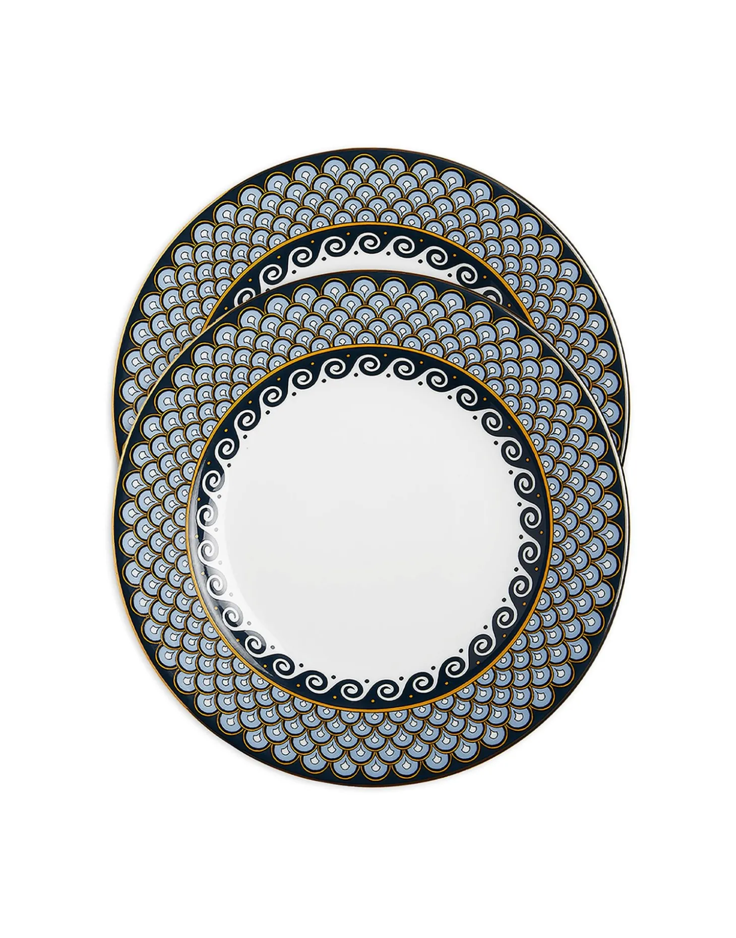 Dinner Plates Set Of 2Odysseus in Porcelain
