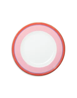 Dinner Plates Set Of 2Rainbow Rose in Porcelain
