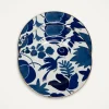 Dinner Plates Set Of 2Wildbird Blue in Porcelain