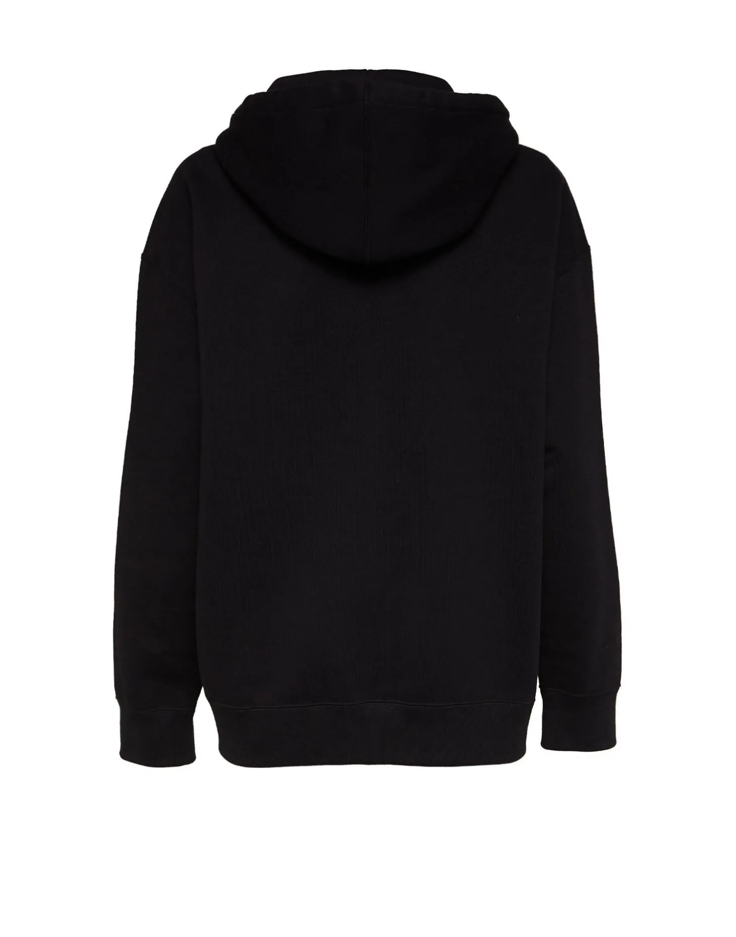 Discman HoodieBlack in Embroidered Jersey