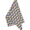 Dishtowel (50x70)Cubi Giallo/Fucsia in Cotton