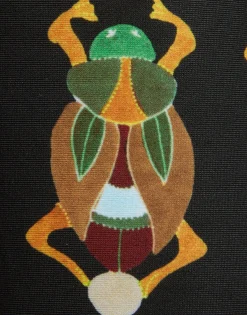 Edie High BootsScarab Black in Elastic Lycra