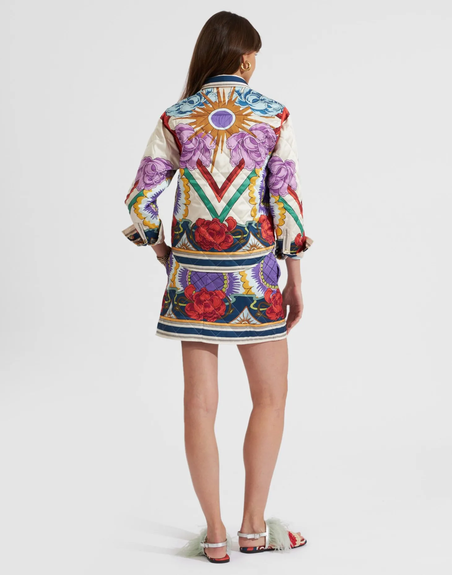 Edie JacketTaormina Placée Ivory in Twill