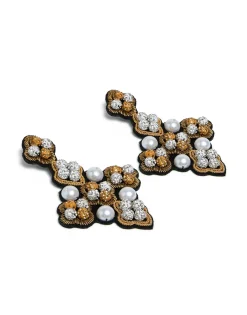 Ella EarringsSolid Gold in Mix Pearls