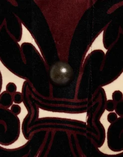 Ella Midi DressCorsini Placée Cream in Cotton Velvet