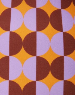 Esther SwimsuitMezzaluna Orange in Lycra