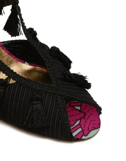 Feria WedgeLilium Purple in Twill