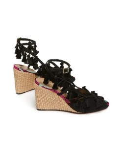 Feria WedgeLilium Purple in Twill