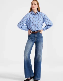 Flare JeansBlue in Denim