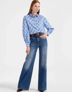 Flare JeansBlue in Denim