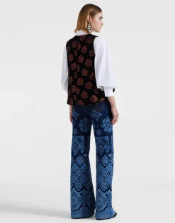 Flare JeansPartenope Navy in Denim