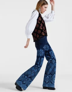 Flare JeansPartenope Navy in Denim