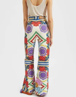 Flare JeansTaormina Placée Rust in Denim