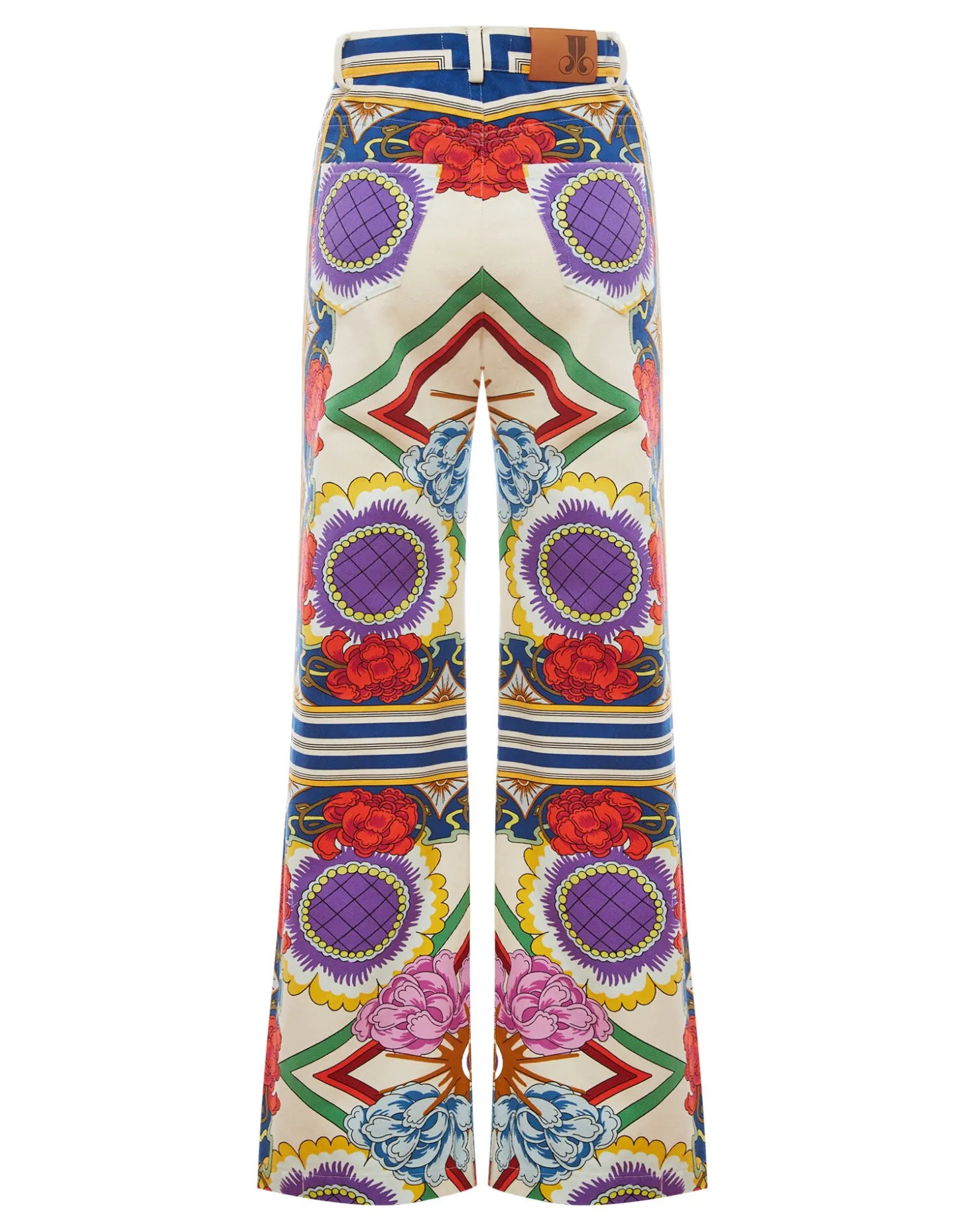 Flare JeansTaormina Placée Rust in Denim