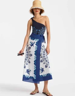 Flipper SkirtOlympus Placée Cream in Cotton Voile