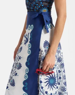 Flipper SkirtOlympus Placée Cream in Cotton Voile