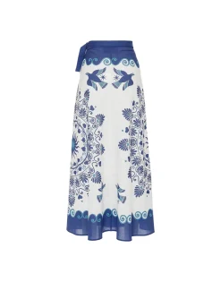 Flipper SkirtOlympus Placée Cream in Cotton Voile