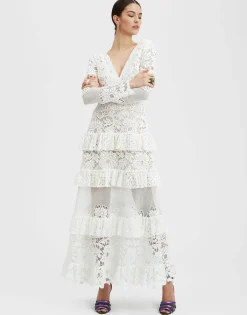 Footloose Lacey DressWhite in Cotton Lace
