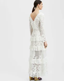 Footloose Lacey DressWhite in Cotton Lace