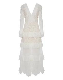 Footloose Lacey DressWhite in Cotton Lace