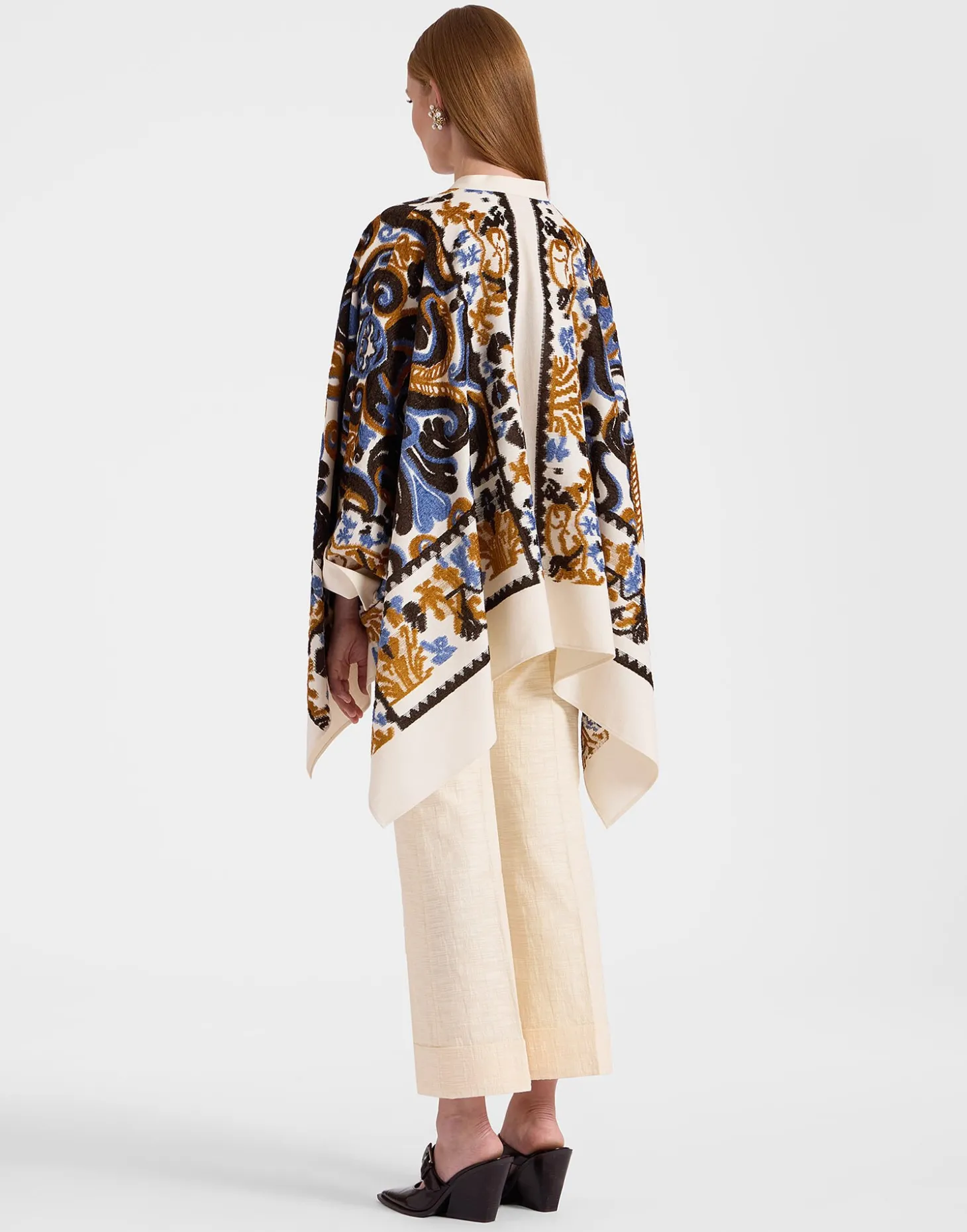 Foulard JacketCorsini Cream in Jacquard