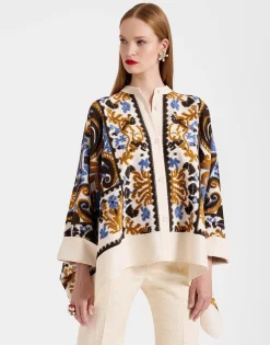Foulard JacketCorsini Cream in Jacquard