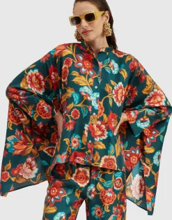 Foulard ShirtHottie Emerald in Silk Twill