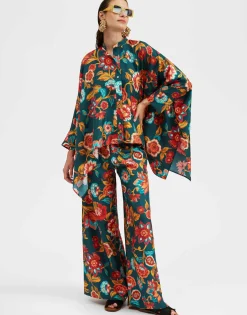 Foulard ShirtHottie Emerald in Silk Twill