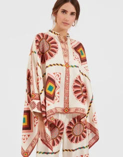 Foulard ShirtMacro Tiles Plac&eacute;e in Twill Silk