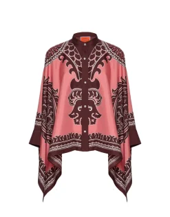 Foulard ShirtOltrarno Plac&eacute;e Pink in Silk Twill