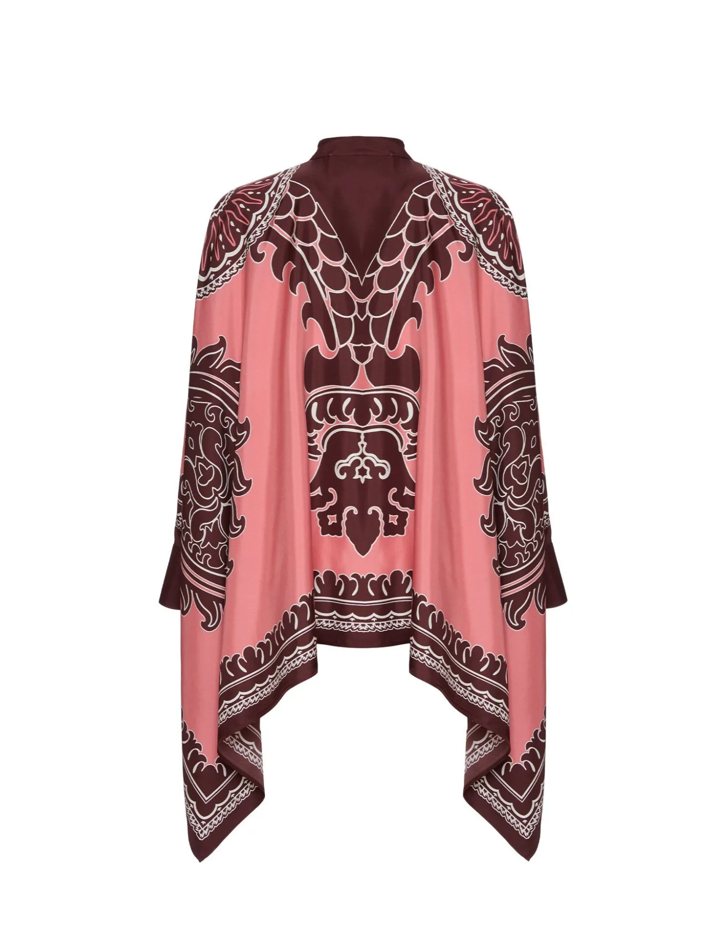 Foulard ShirtOltrarno Placée Pink in Silk Twill