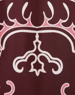 Foulard ShirtOltrarno Placée Pink in Silk Twill