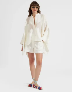 Foulard ShirtPineapple Lace in Jacquard