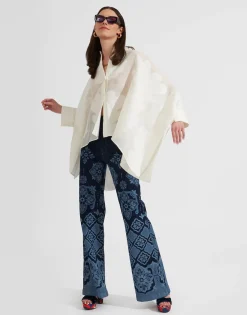 Foulard ShirtPineapple Lace in Jacquard