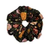 Giga ScrunchieBotticelli Black in Light Faille
