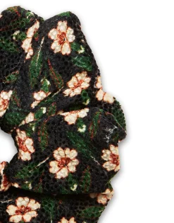 Giga ScrunchieMayfair Black in Devore Velvet