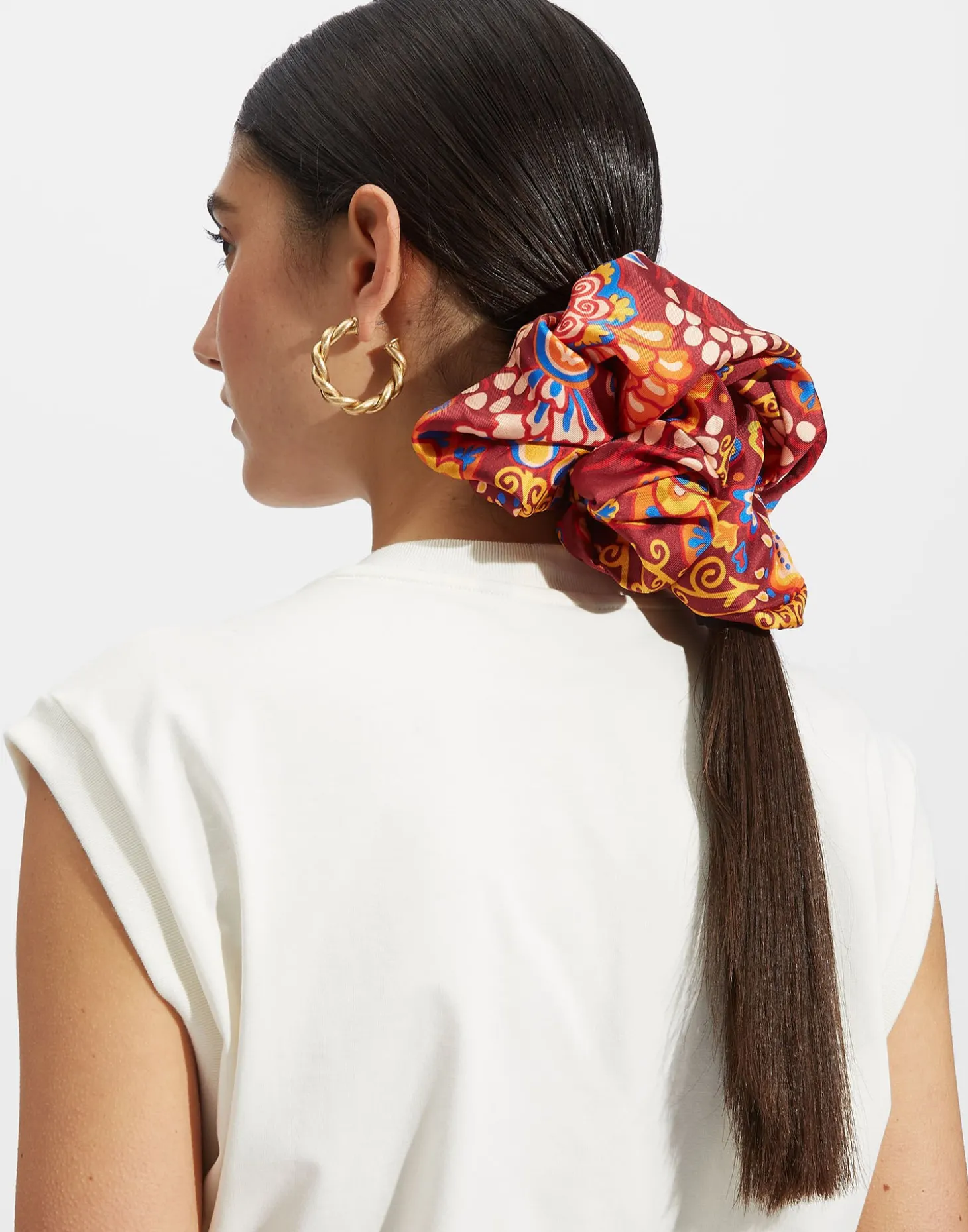 Giga ScrunchieTaranta in Twill Silk