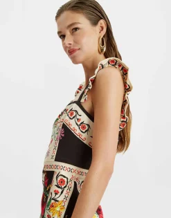 Gingerbread DressPlaza Plac&eacute;e Ivory in Flat Cotton Stretch