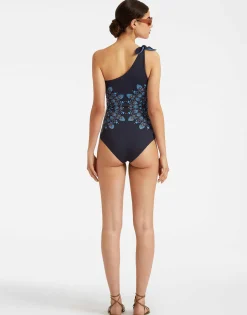 Goddess SuitOlympus Plac&eacute;e Navy in Supreme Lycra