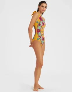 Goddess SuitZodiac Plac&eacute;e Marigold in Supreme Lycra