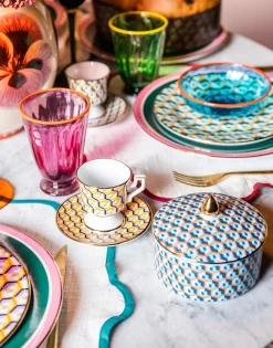 Goodie JarCubi Blu in Porcelain