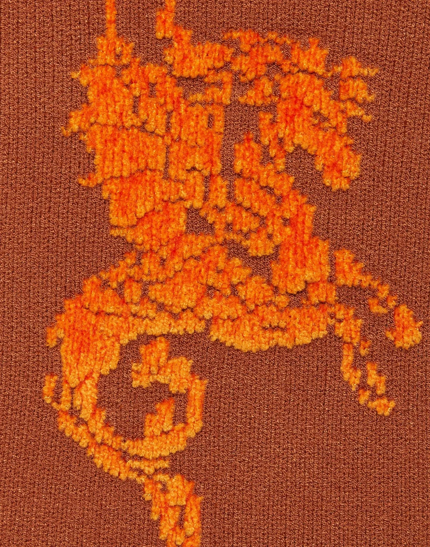 Gryphos GiletBrown in Fleece Jacquard